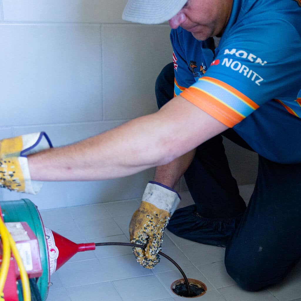A residential plumber