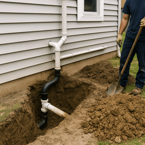 sewer line